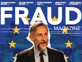 Reconocimiento en el Fraud Magazine